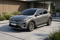 Kia Stonic 2017- Side Steps Maya V2 (2 pcs, Aluminum) photo 1