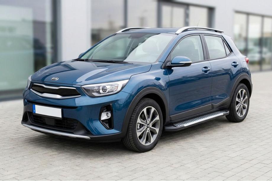 Kia Stonic 2017- Side Steps Line (2 pcs, Aluminum) Image