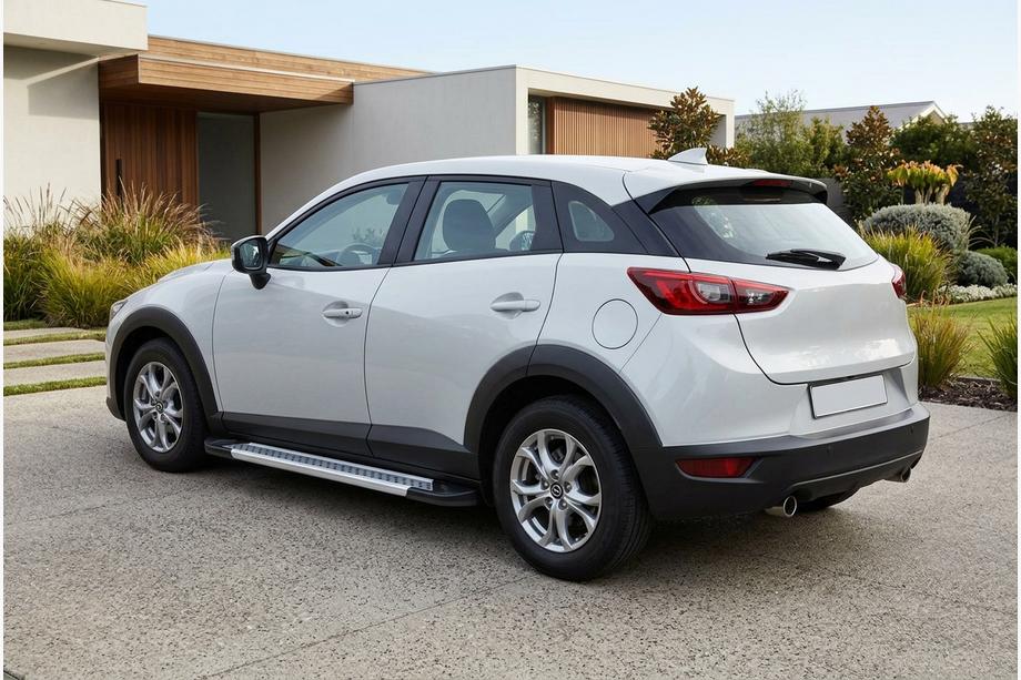 Mazda CX-3 2015- Side Steps Vision New Grey (2 pcs, Aluminum) Image