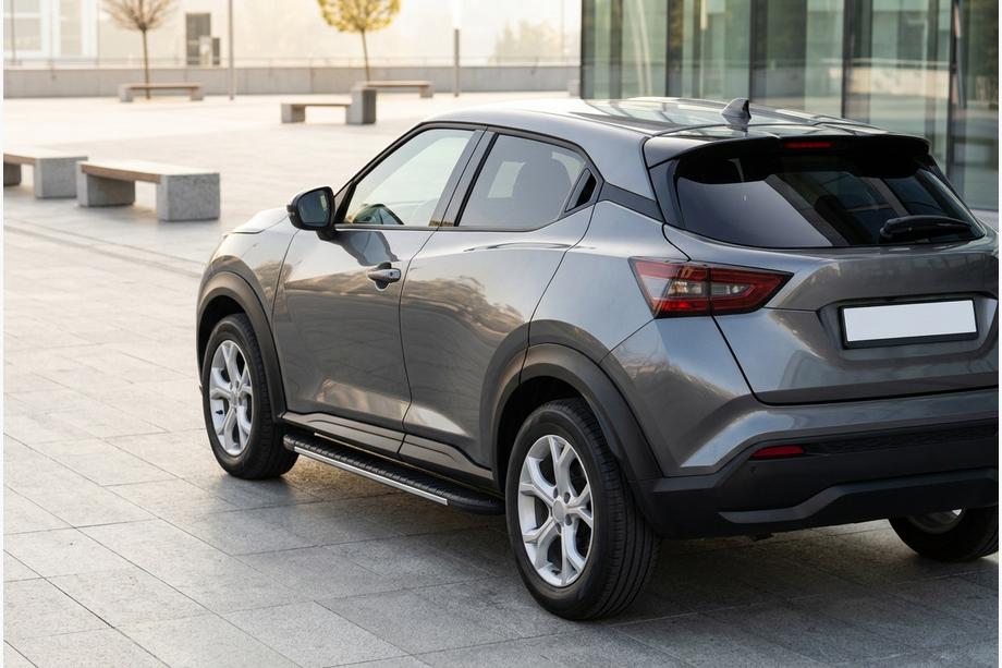 Nissan Juke 2020- Side Steps Bosphore Grey (2 pcs, Aluminum) Image