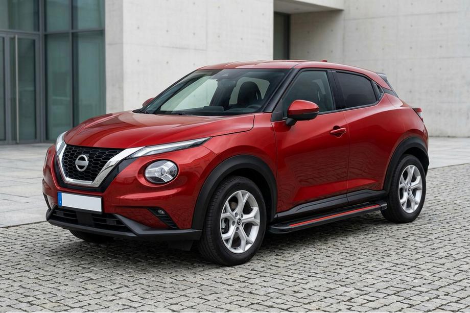 Nissan Juke 2020- Side Steps Maya Red (2 pcs, Aluminum) Image