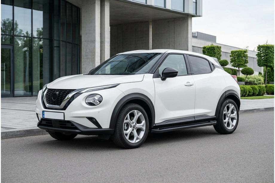 Nissan Juke 2020- Side Steps Allmond Black (2 pcs, Aluminum) Image
