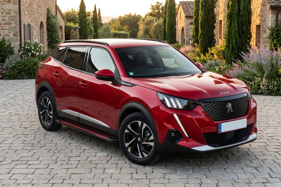 Peugeot 2008 2019- Side Steps Maya Red (2 pcs, Aluminum) Image