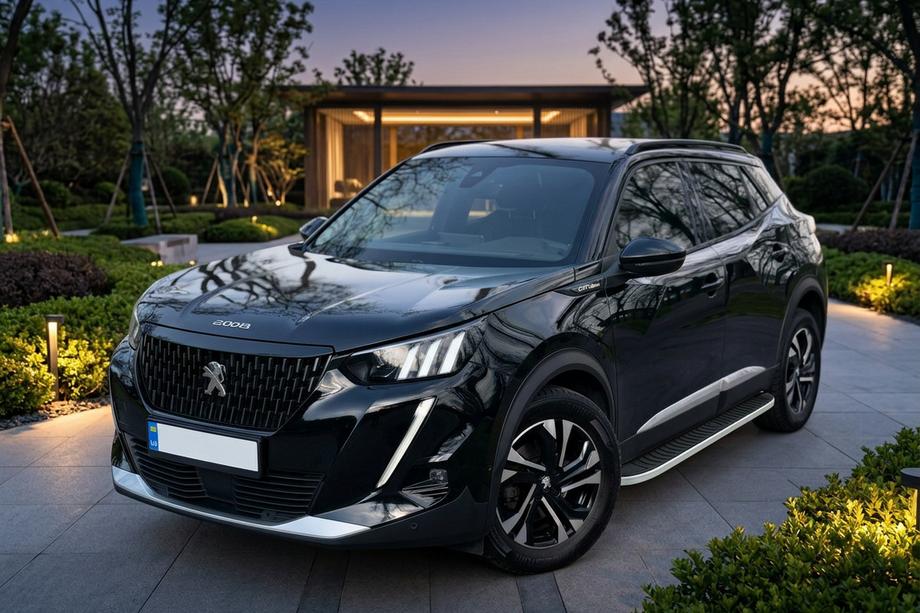 Peugeot 2008 2019- Side Steps Tayga Grey (2 pcs, Aluminum) Image