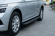 Skoda Kamiq 2019- Side Steps Bosphore Black (2 pcs, Aluminum) photo 1