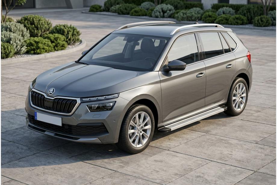 Skoda Kamiq 2019- Side Steps Maya V2 (2 pcs, Aluminum) Image