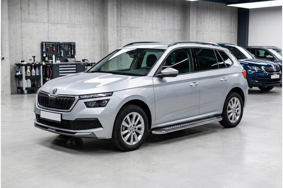 Skoda Kamiq 2019- Side Steps Maydos V2 (2 pcs, Aluminum) Image