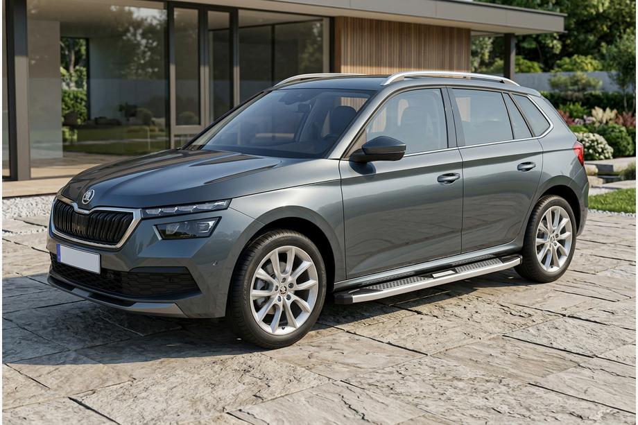 Skoda Kamiq 2019- Side Steps Mevsim Grey (2 pcs, Aluminum) Image