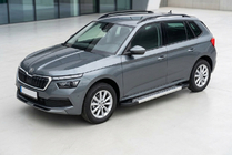 Skoda Kamiq 2019- Side Steps Vision New Grey (2 pcs, Aluminum) photo 1