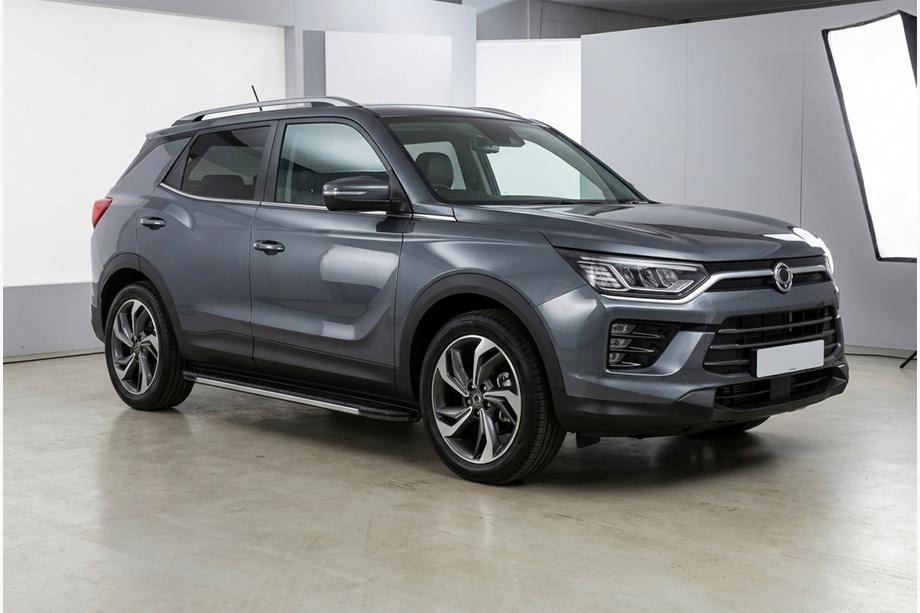 SsangYong Korando 2019- Side Steps Bosphore Grey (2 pcs, Aluminum) Image