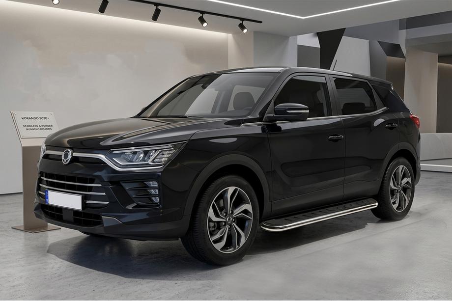 SsangYong Korando 2019- Side Steps Maydos V1 (2 pcs, Aluminum) Image