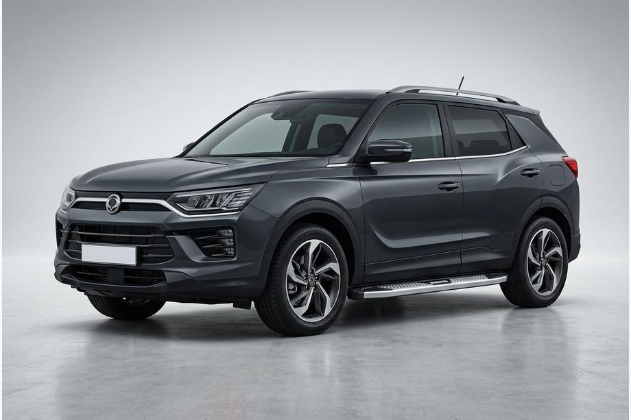 SsangYong Korando 2019- Side Steps Mevsim Grey (2 pcs, Aluminum) Image