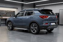 SsangYong Korando 2019- Side Steps Allmond Grey (2 pcs, Aluminum) photo 1