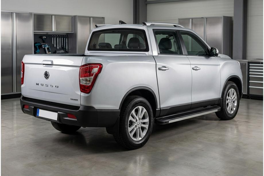 SsangYong Musso II 2018– Side Steps Maya V1 (2 pcs, Aluminum) Image