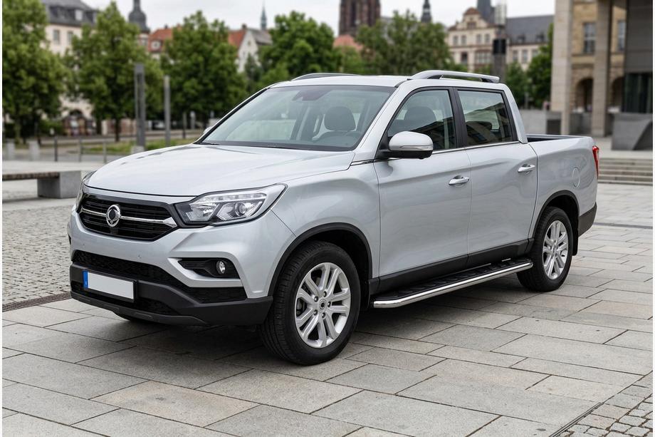 SsangYong Musso II 2018– Side Steps Maydos V1 (2 pcs, Aluminum) Image