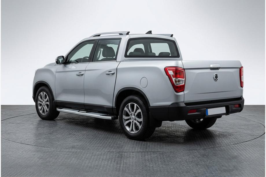 SsangYong Musso II 2018– Side Steps Mevsim Grey (2 pcs, Aluminum) Image