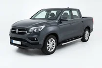 SsangYong Musso II 2018– Side Steps BlackLine (2 pcs, Aluminum) photo 1