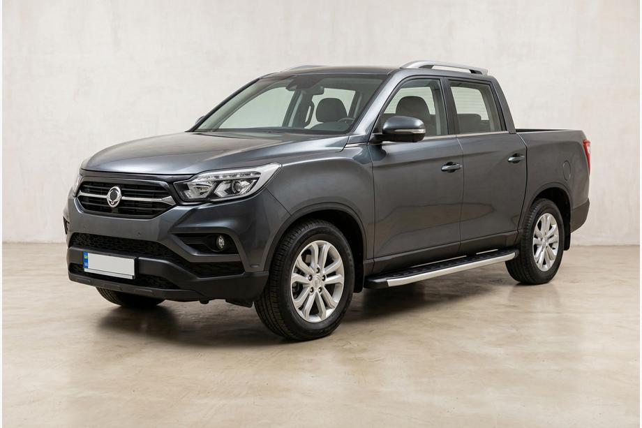 SsangYong Musso II 2018– Side Steps Fullmond (2 pcs, Aluminum) Image