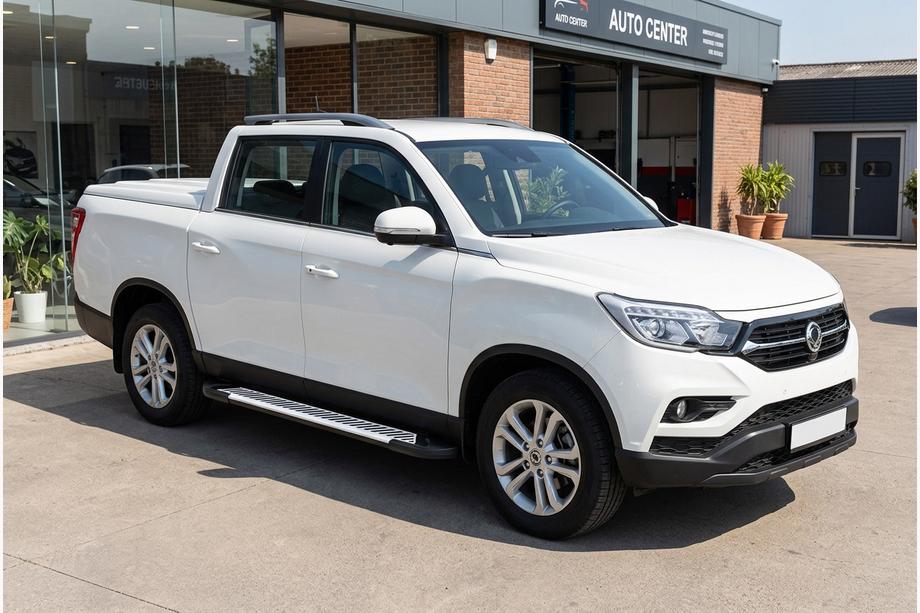 SsangYong Musso II 2018– Side Steps Line (2 pcs, Aluminum) Photo 1