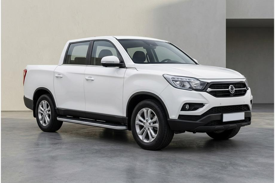 SsangYong Musso II 2018– Side Steps Tayga Grey (2 pcs, Aluminum) Image