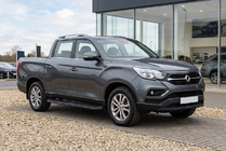 SsangYong Musso II 2018– Side Steps Tayga Black (2 pcs, Aluminum) photo 1