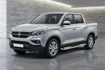 SsangYong Musso II 2018– Side Steps Tayga V2 (2 pcs, Aluminum) photo 1
