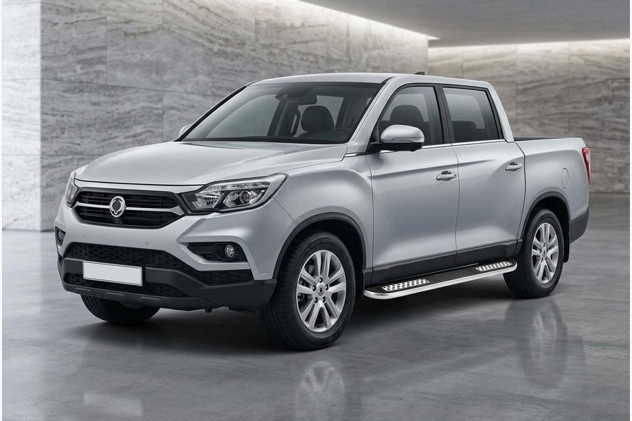 SsangYong Musso II 2018– Side Steps Tayga V2 (2 pcs, Aluminum) Image