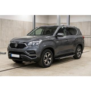 Side Steps Bosphore Grey (2 pcs, Aluminum) SsangYong Rexton II 2017- photo 1
