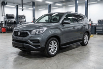 SsangYong Rexton II 2017- Side Steps Bosphore Black (2 pcs, Aluminum) photo 1