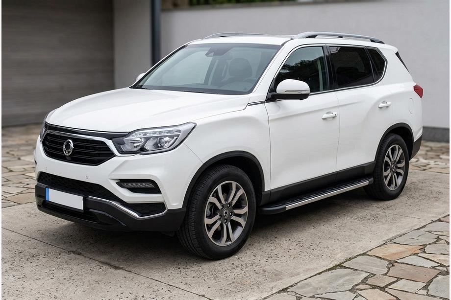 SsangYong Rexton II 2017- Side Steps Duru (2 pcs, Aluminum) Image