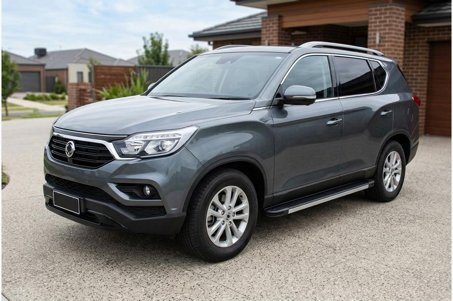 SsangYong Rexton II 2017- Side Steps Maya V1 (2 pcs, Aluminum) Image