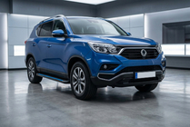 SsangYong Rexton II 2017- Side Steps Maya Blue (2 pcs, Aluminum) photo 1