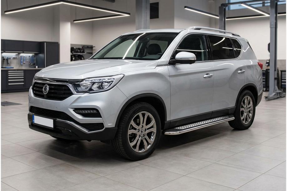 SsangYong Rexton II 2017- Side Steps Maydos V2 (2 pcs, Aluminum) Image