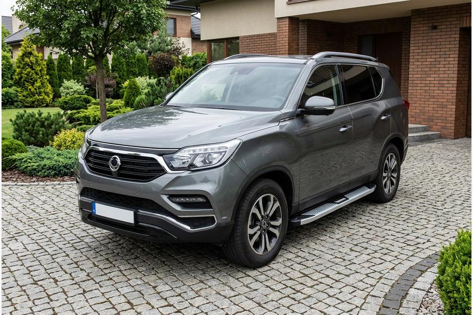 SsangYong Rexton II 2017- Side Steps Mevsim Grey (2 pcs, Aluminum) Image