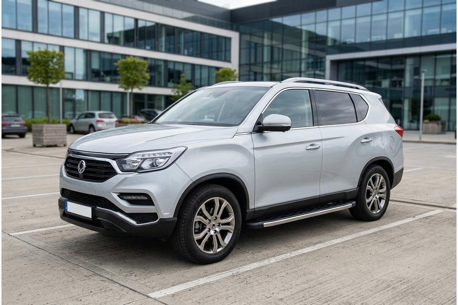 SsangYong Rexton II 2017- Side Steps BlackLine (2 pcs, Aluminum) Image