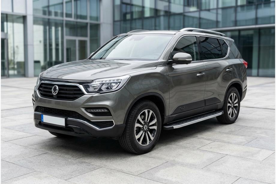 SsangYong Rexton II 2017- Side Steps Fullmond (2 pcs, Aluminum) Image