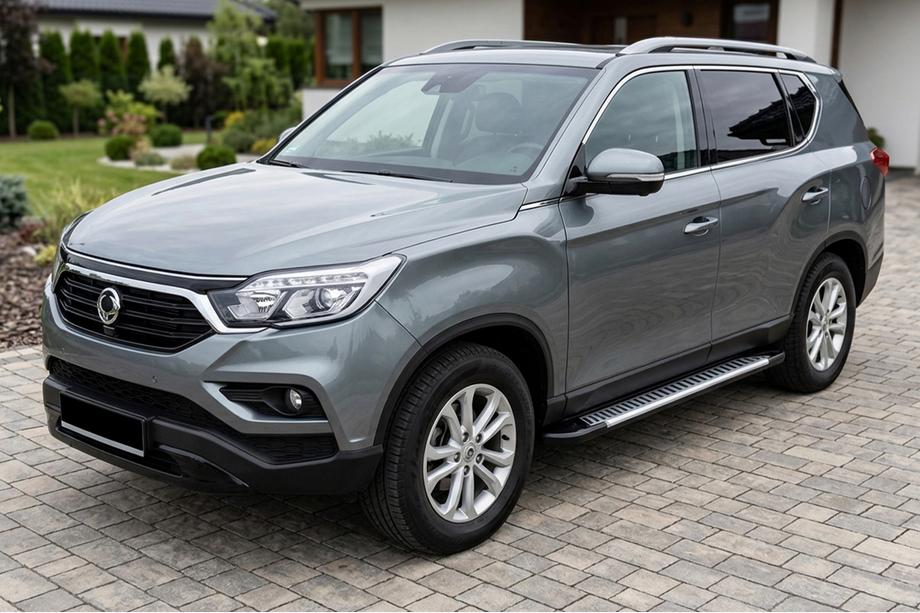 SsangYong Rexton II 2017- Side Steps Line (2 pcs, Aluminum) Image