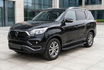 SsangYong Rexton II 2017- Side Steps Tayga Black (2 pcs, Aluminum) photo 1