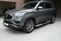 SsangYong Rexton II 2017- Side Steps Tayga V2 (2 pcs, Aluminum) photo 1