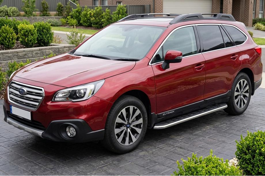 Subaru Outback 2014-2019 Side Steps Maydos V1 (2 pcs, Aluminum) Image