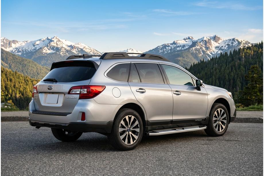 Subaru Outback 2014-2019 Side Steps Mevsim Grey (2 pcs, Aluminum) Image