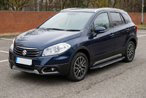 Suzuki SX4 S-Cross 2013-2016 Side Steps Bosphorus Grey (2 pcs, Aluminum) photo 1