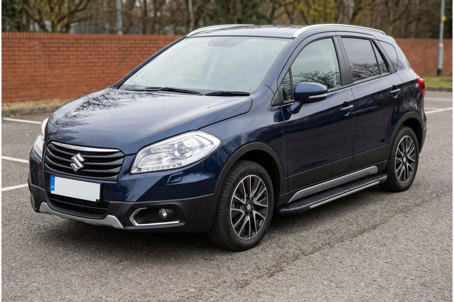 Suzuki SX4 S-Cross 2013-2016 Side Steps Bosphorus Grey (2 pcs, Aluminum) Image