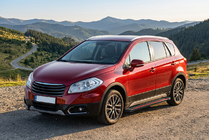 Suzuki SX4 S-Cross 2013-2016 Side Steps Maya Red (2 pcs, Aluminum) photo 1