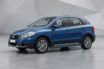 Suzuki SX4 S-Cross 2013-2016 Side Steps Maya Blue (2 pcs, Aluminum) photo 1