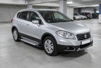 Suzuki SX4 S-Cross 2013-2016 Side Steps Vision New Grey (2 pcs, Aluminum) photo 1