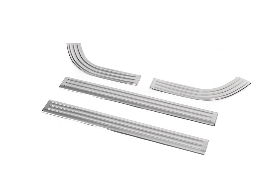 Renault Clio V 2019- Interior door sill protectors Carmos (4 pcs) Photo 2