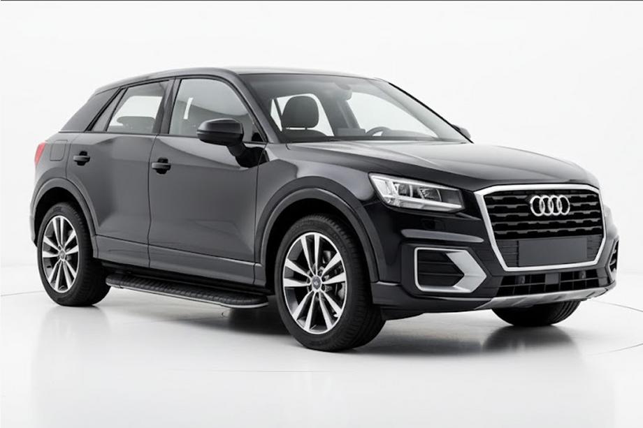 Audi Q2 2016- Side Steps Bosphore Black (2 pcs, Aluminum) Image