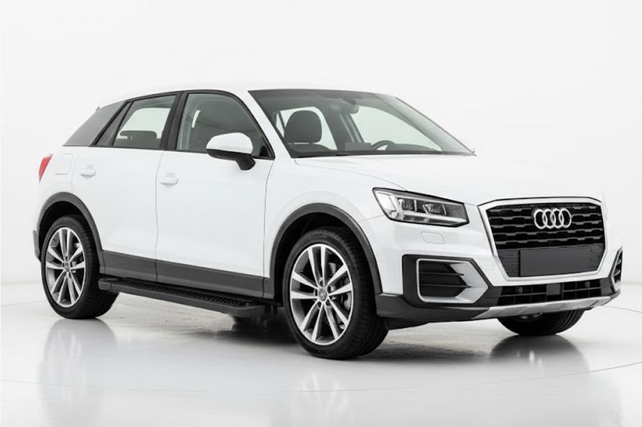 Audi Q2 2016- Side Steps Allmond Black (2 pcs, Aluminum) Image