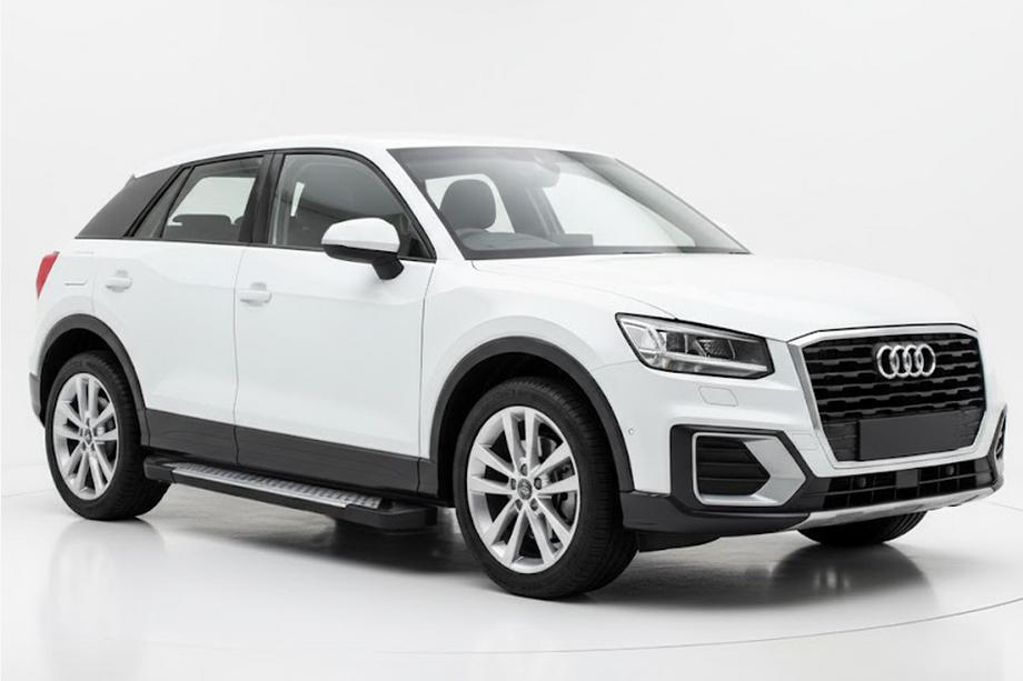 Audi Q2 2016- Side Steps Allmond Grey (2 pcs, Aluminum) Image